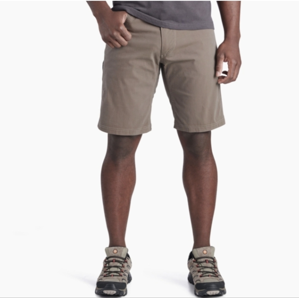 Kuhl Radikl Hiking Casual Performance Shorts 10" UPF 50+ Size 34 Walnut 5068 EUC
